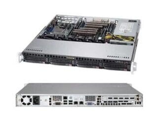 Server Chassis 1U 500W/CSE-813MFTQC-505CB kaina ir informacija | Vidiniai kietieji diskai (HDD, SSD, Hybrid) | pigu.lt