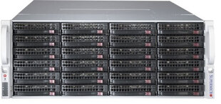 Supermicro SuperChassis 847BE1C4-R1K23LPB Rack Black 1200 W kaina ir informacija | Serveriai | pigu.lt