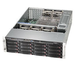 Supermicro 836BE1C-R1K03B Rack Black 1000 W цена и информация | Внутренние жёсткие диски (HDD, SSD, Hybrid) | pigu.lt