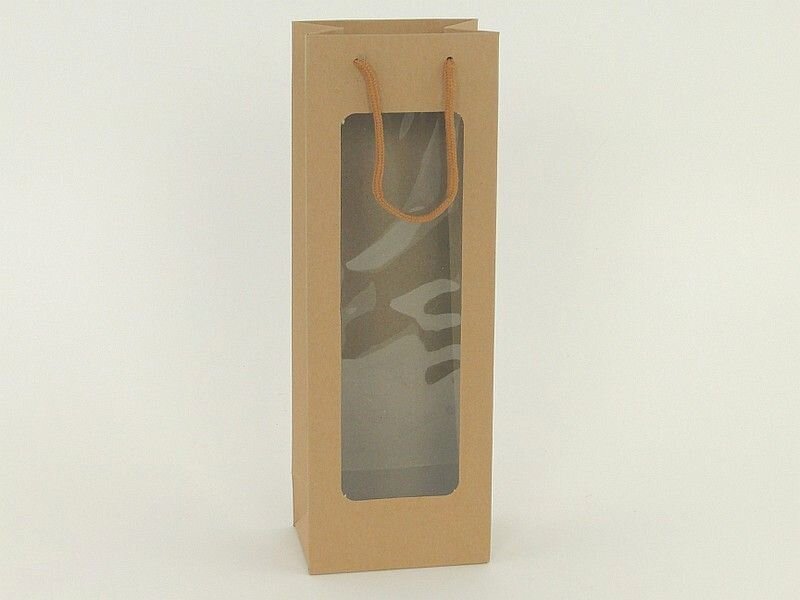 Dovanų maišelis buteliui, 12.5 x 35 cm kaina ir informacija | Dovanų pakavimo priemonės | pigu.lt