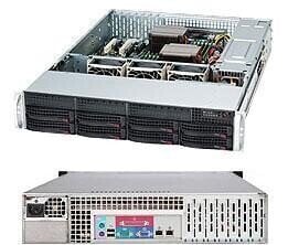 Chassis 2U 600W, CSE-825TQC-600LPB kaina ir informacija | Vidiniai kietieji diskai (HDD, SSD, Hybrid) | pigu.lt