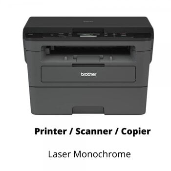 Brother DCP-L2510D Printer / Scanner / Copier laser monochrome kaina ir informacija | Spausdintuvai | pigu.lt