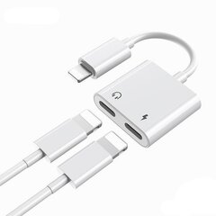 Remax RL-LA07i Lightning to 2x Lightning adapteris, Baltas kaina ir informacija | Adapteriai, USB šakotuvai | pigu.lt