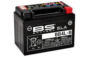 Аккумулятор SLA BB4L-B цена и информация | Мото аккумуляторы | pigu.lt