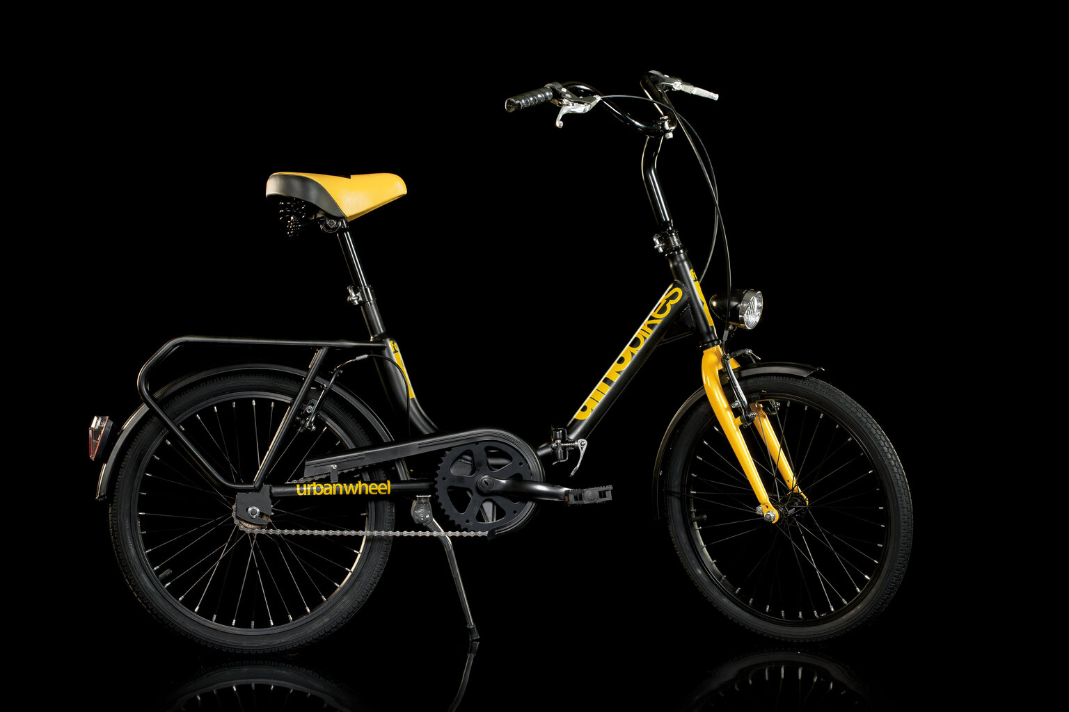 Sulankstomas dviratis Aurella Folding 321 20", juodas kaina ir informacija | Dviračiai | pigu.lt