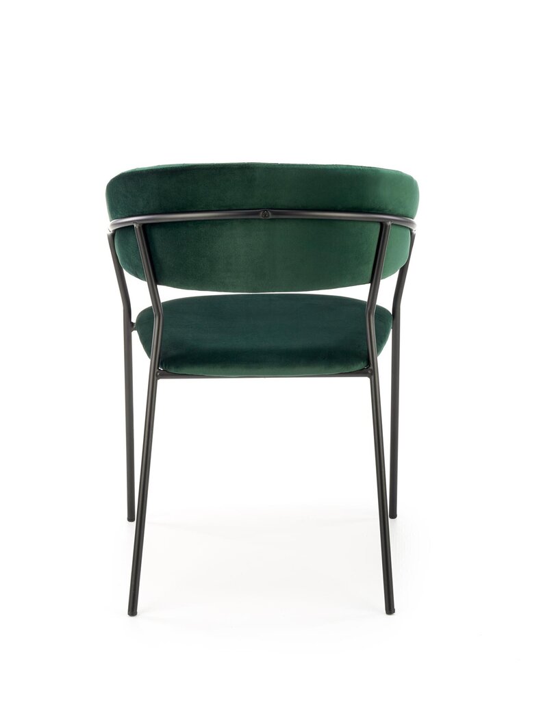4-ių kėdžių komplektas Halmar K426, žalias kaina ir informacija | Virtuvės ir valgomojo kėdės | pigu.lt