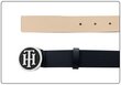 Moteriškas diržas Tommy Hilfiger TH ROUND BUCKLED BELT 3.0, juodas AW0AW05366 002 25144 kaina ir informacija | Moteriški diržai | pigu.lt