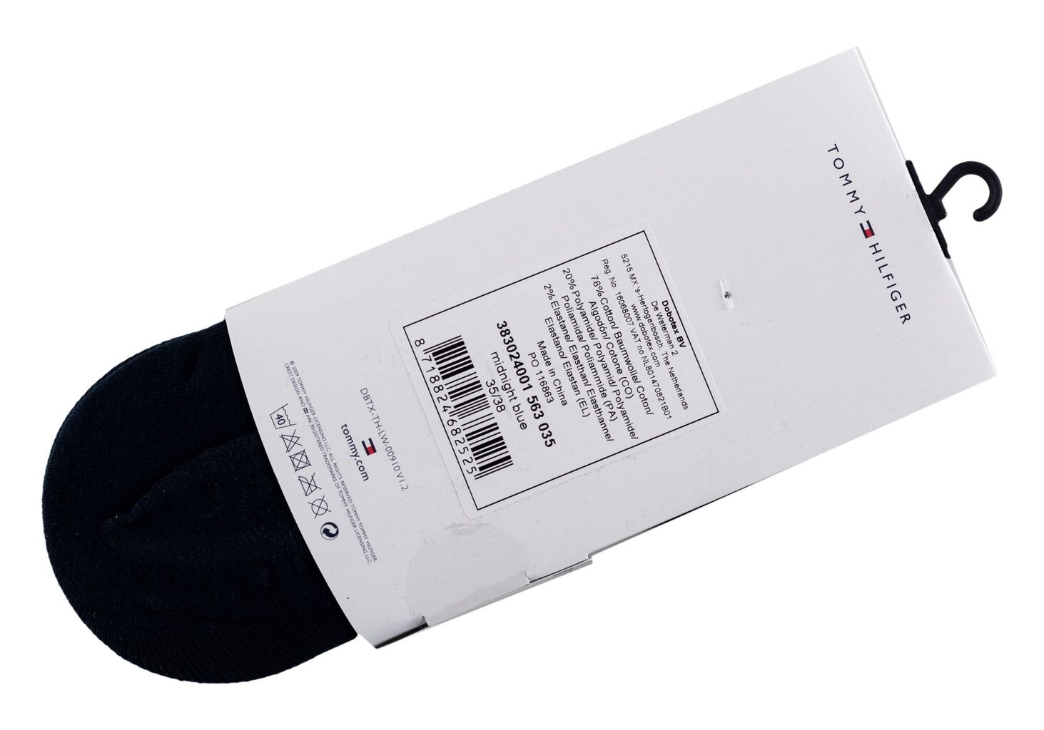 Moteriškos kojinės-pėdutės Tommy Hilfiger, 2 poros, tamsiai mėlynos 383024001 563 14386 35-38 kaina ir informacija | Moteriškos kojinės | pigu.lt