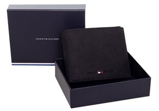 Мужской кошелек Tommy Hilfiger JOHNSON TRIFOLD BLACK AM0AM00665 002 35712 цена и информация | Мужские кошельки | pigu.lt