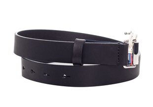 Moteriškas odinis diržas Tommy Hilfiger TJW HIGH WAIST LEATHER BELT 2.5, juodas AW0AW08066 BDS 16201 70 kaina ir informacija | Moteriški diržai | pigu.lt