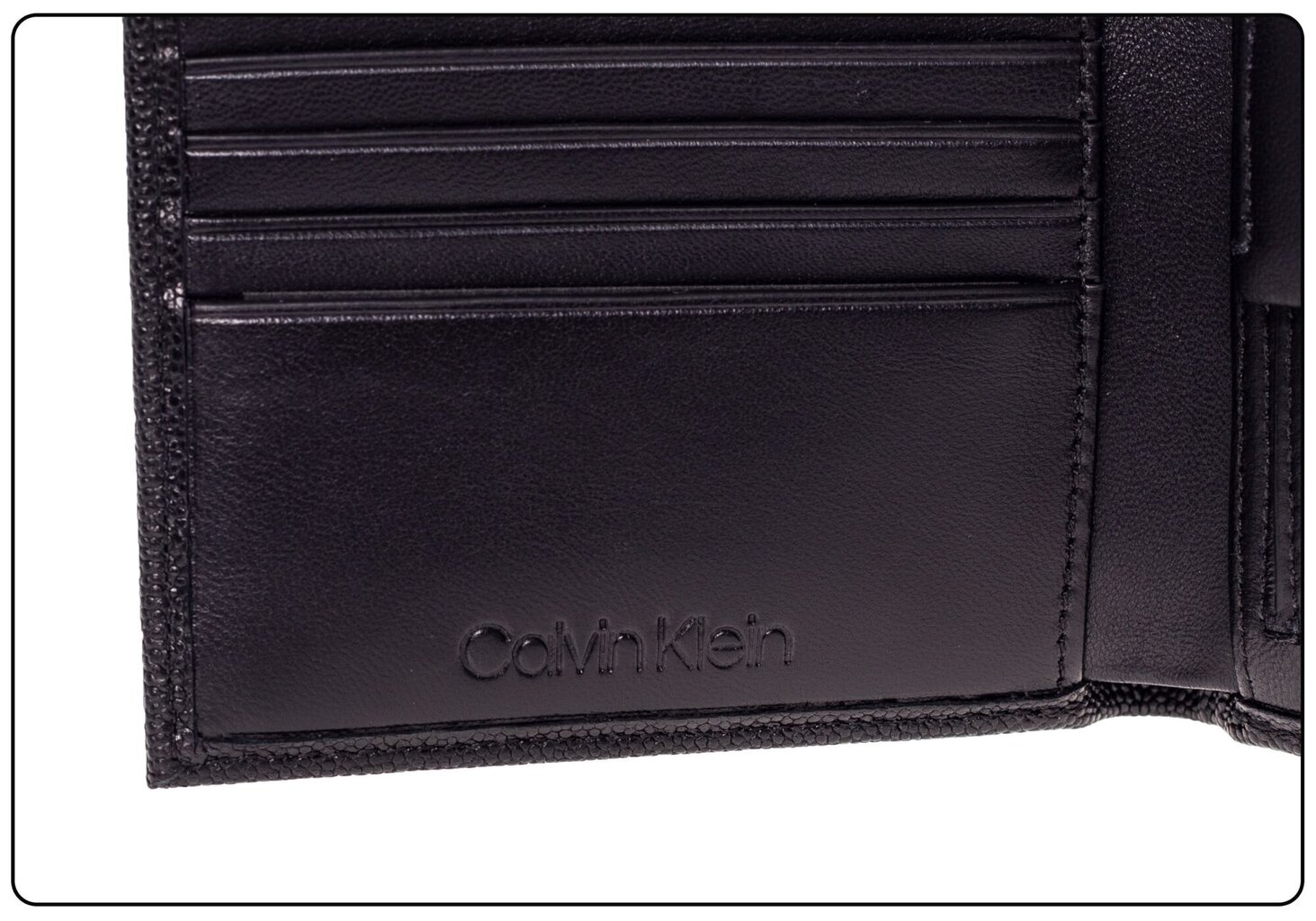 Vyriška piniginė Calvin Klein RFID BIFOLD 5CC W COIN K50K505959 BAX 36705. kaina ir informacija | Vyriškos piniginės, kortelių dėklai | pigu.lt