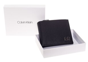 Vyriška piniginė Calvin Klein RFID BIFOLD 5CC W COIN K50K505959 BAX 36705. kaina ir informacija | Vyriškos piniginės, kortelių dėklai | pigu.lt