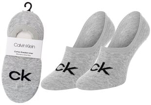 Kojinės moterims Calvin Klein, pilkos kaina ir informacija | Moteriškos kojinės | pigu.lt