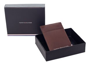 Мужской кошелек Tommy Hilfiger POLISHED LEATHER VERTICAL CC HOL BROWN AM0AM06302 GBT 37606 цена и информация | Мужские кошельки | pigu.lt