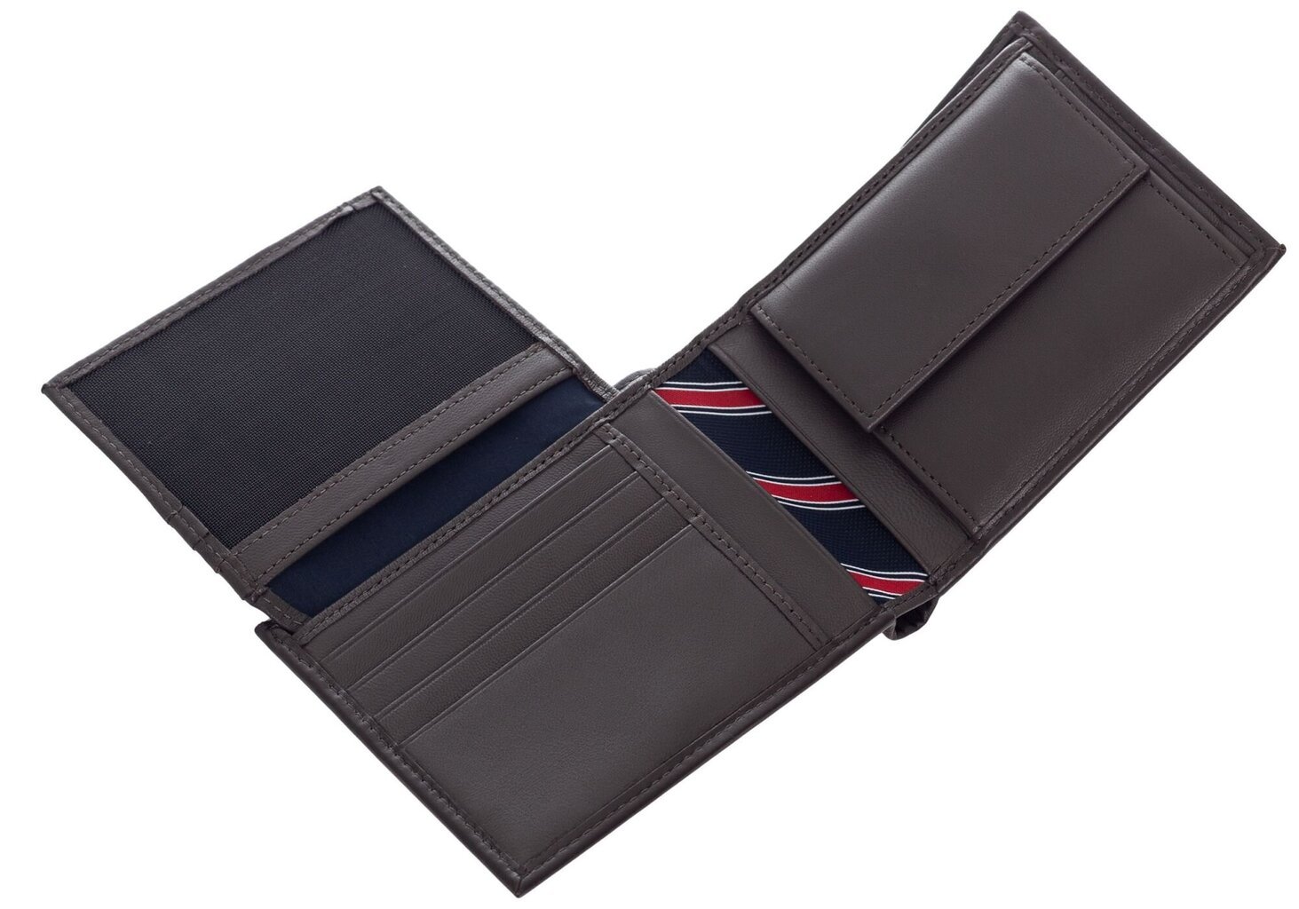 Vyriška piniginė Tommy Hilfiger ETON CC FLAP AND COIN POCKET RUDA AM0AM00652 041 35707 kaina ir informacija | Vyriškos piniginės, kortelių dėklai | pigu.lt