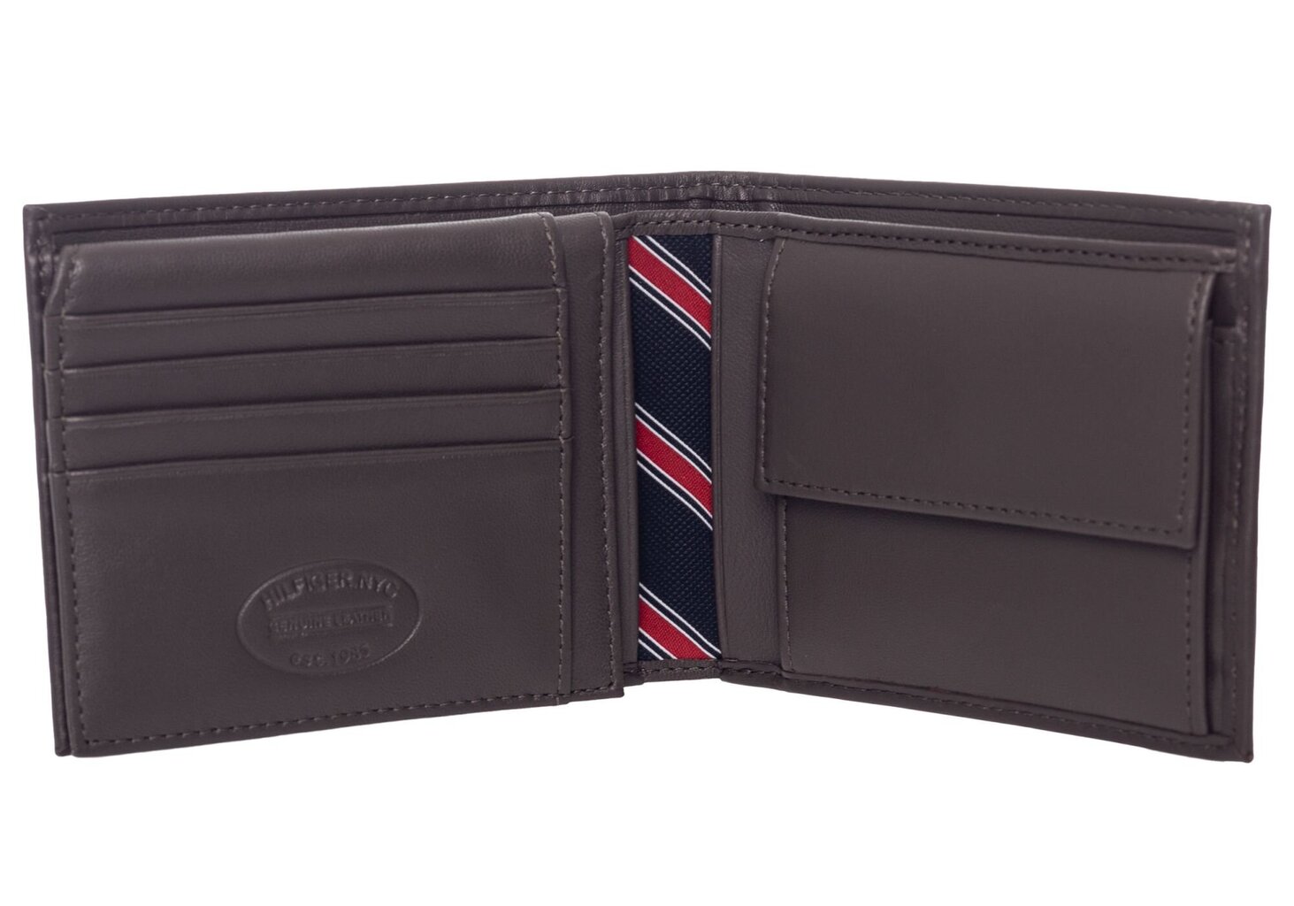 Vyriška piniginė Tommy Hilfiger ETON CC FLAP AND COIN POCKET RUDA AM0AM00652 041 35707 kaina ir informacija | Vyriškos piniginės, kortelių dėklai | pigu.lt