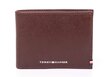 Vyriška piniginė Tommy Hilfiger BUSINESS CC ADN COIN WALLET BROWN AM0AM06531 GBT 37641 цена и информация | Vyriškos piniginės, kortelių dėklai | pigu.lt