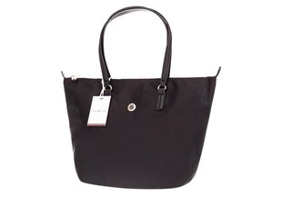 Moteriška rankinė Tommy Hilfiger POPPY TOTE SOLID JUODA AW0AW08831 0GJ 37689 kaina ir informacija | Moteriškos rankinės | pigu.lt