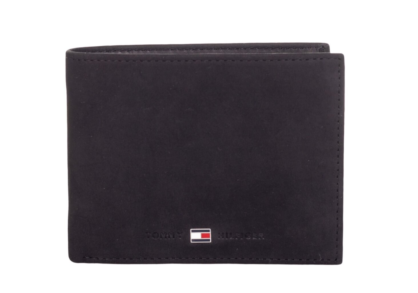 Vyriška piniginė Tommy Hilfiger JOHNSON CC FLAP AND COIN POCKET BLACK AM0AM00660 002 35703 цена и информация | Vyriškos piniginės, kortelių dėklai | pigu.lt