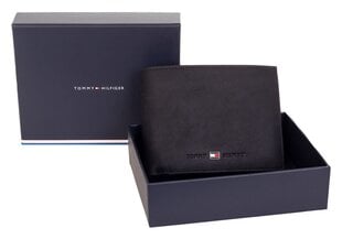 Мужской кошелек Tommy Hilfiger JOHNSON CC AND COIN POCKET BLACK AM0AM00659 002 35701 цена и информация | Мужские кошельки | pigu.lt