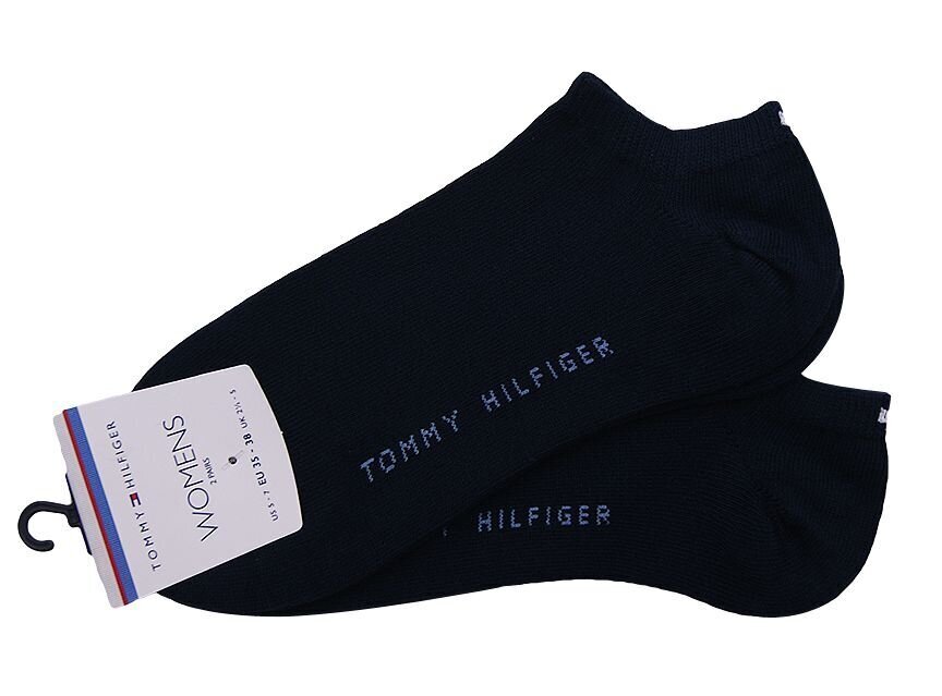 Kojinės moteriškos Tommy Hilfiger, 2 poros, tamsiai-mėlynos 343024001 563 23593 39-42 kaina ir informacija | Moteriškos kojinės | pigu.lt