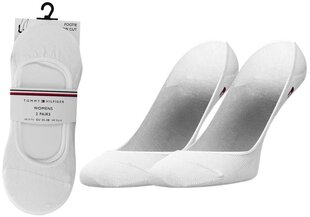 Женские носки Tommy Hilfiger, 2 пары, белые 343025001 300 24010 цена и информация | Женские носки | pigu.lt