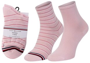 Женские носки Tommy Hilfiger, 2 пары, розовые, 100002817 003 25764 цена и информация | Женские носки | pigu.lt