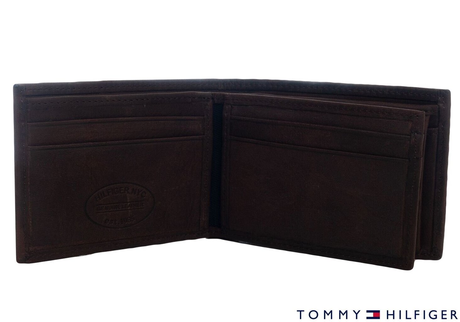 Vyriška piniginė TOMMY HILFIGER JOHNSON MINI CC FLAP COIN POCKET RUDA AM0AM00662 041 35709 цена и информация | Vyriškos piniginės, kortelių dėklai | pigu.lt