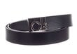 Diržas Calvin Klein SQUARE PLAQUE BUCKLE BELT, 25 mm, juodas K60K607657 BAX 26105 75 kaina ir informacija | Moteriški diržai | pigu.lt