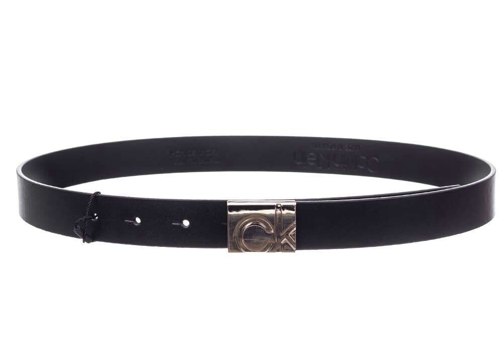 Diržas Calvin Klein SQUARE PLAQUE BUCKLE BELT, 25 mm, juodas K60K607657 BAX 26105 75 kaina ir informacija | Moteriški diržai | pigu.lt