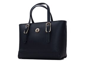 Женская сумка Tommy Hilfiger HONEY SMALL TOTE, темно-синяя AW0AW09656 DW5 37778 цена и информация | Женские сумки | pigu.lt