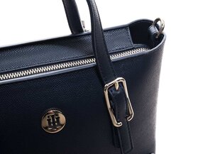 Женская сумка Tommy Hilfiger HONEY SMALL TOTE, темно-синяя AW0AW09656 DW5 37778 цена и информация | Женские сумки | pigu.lt