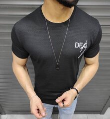 Marškinėliai vyrams DF OFF, juodos spalvos kaina ir informacija | Vyriški marškiniai | pigu.lt