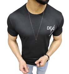 Marškinėliai vyrams DF OFF, juodos spalvos kaina ir informacija | Vyriški marškiniai | pigu.lt