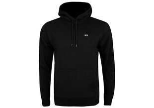 Мужская толстовка Tommy hilfiger TJM REGULAR FLEEE HOODIE, черная DM0DM09593 BDS 28023 цена и информация | Мужские футболки | pigu.lt