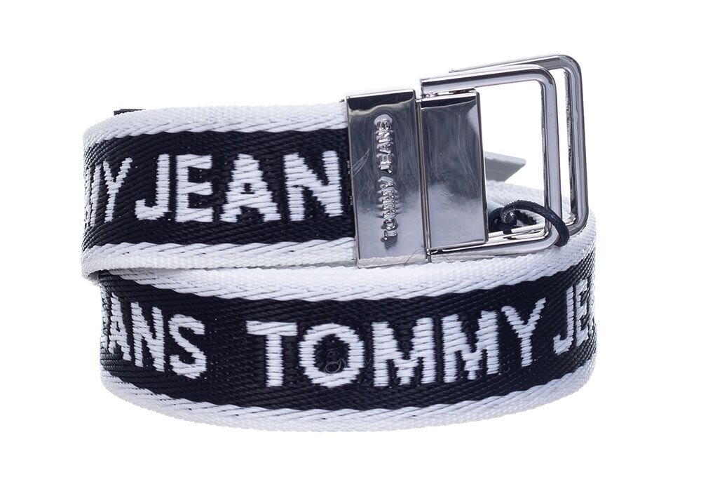 Moteriškas diržas Tommy Hilfiger 2,5 cm TJW MINI LOGO TAPE BELT JUODAS AW0AW09753 BDS 28568 kaina ir informacija | Moteriški diržai | pigu.lt