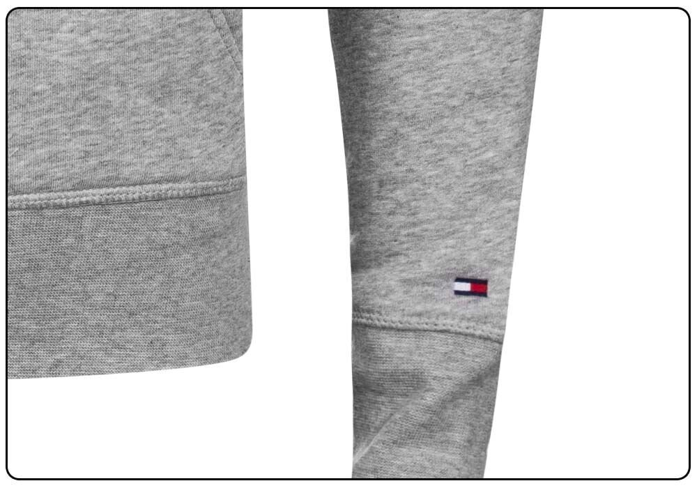 Vyriškas džemperis Tommy Hilfiger CORE TOMMY LOGO HOODY, pilkas MW0MW10752 501 28236 цена и информация | Vyriški marškinėliai | pigu.lt