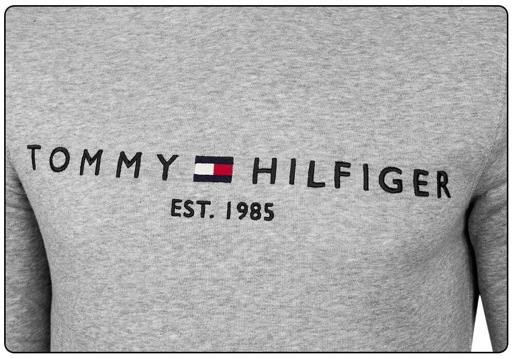 Vyriškas džemperis Tommy Hilfiger CORE TOMMY LOGO HOODY, pilkas MW0MW10752 501 28236 цена и информация | Vyriški marškinėliai | pigu.lt