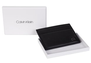 Vyriška piniginė Calvin Klein SMOOTH CK CARDHOLDER, JUODA K50K504298 001 35817 kaina ir informacija | Vyriškos piniginės, kortelių dėklai | pigu.lt