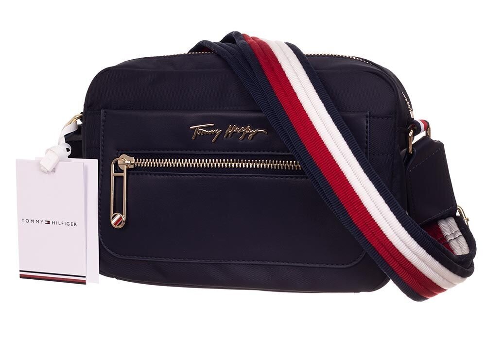 Moteriška rankinė Tommy Hilfiger TOMMY FRESH CAMERA BAG CORP, tamsiai mėlyna AW0AW10214 0GY 37990 kaina ir informacija | Moteriškos rankinės | pigu.lt