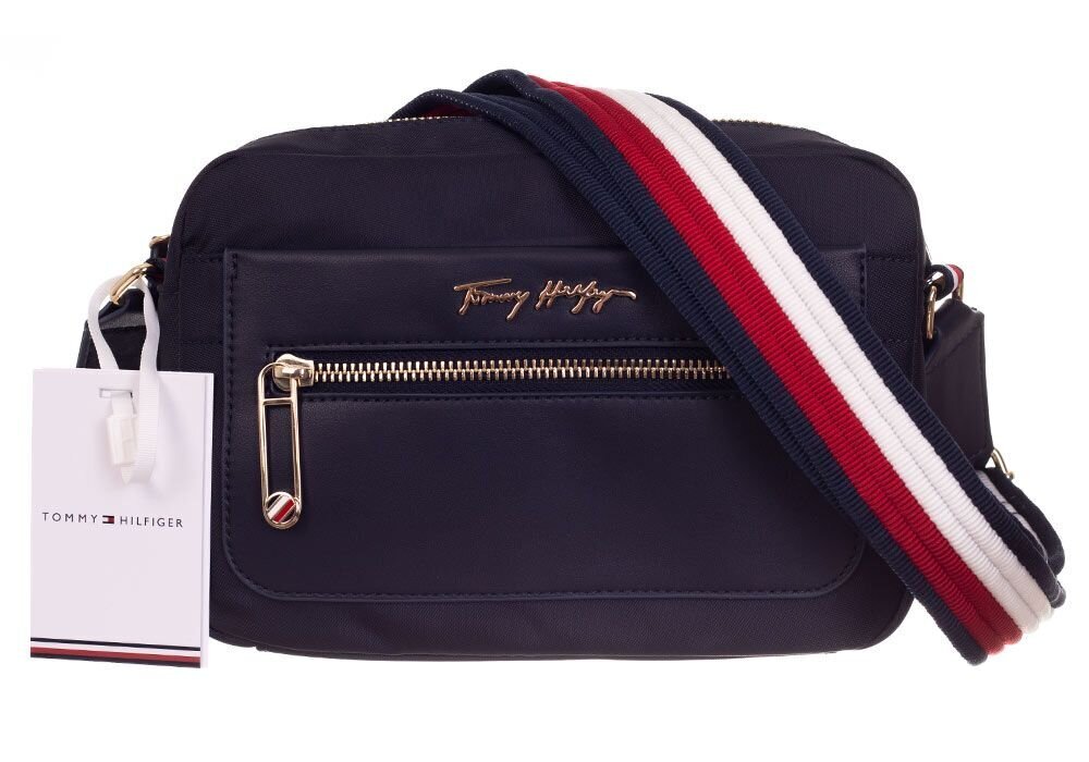 Moteriška rankinė Tommy Hilfiger TOMMY FRESH CAMERA BAG CORP, tamsiai mėlyna AW0AW10214 0GY 37990 kaina ir informacija | Moteriškos rankinės | pigu.lt