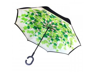 Atvirkščiai sulankstomas skėtis kaina ir informacija | Vyriški skėčiai | pigu.lt