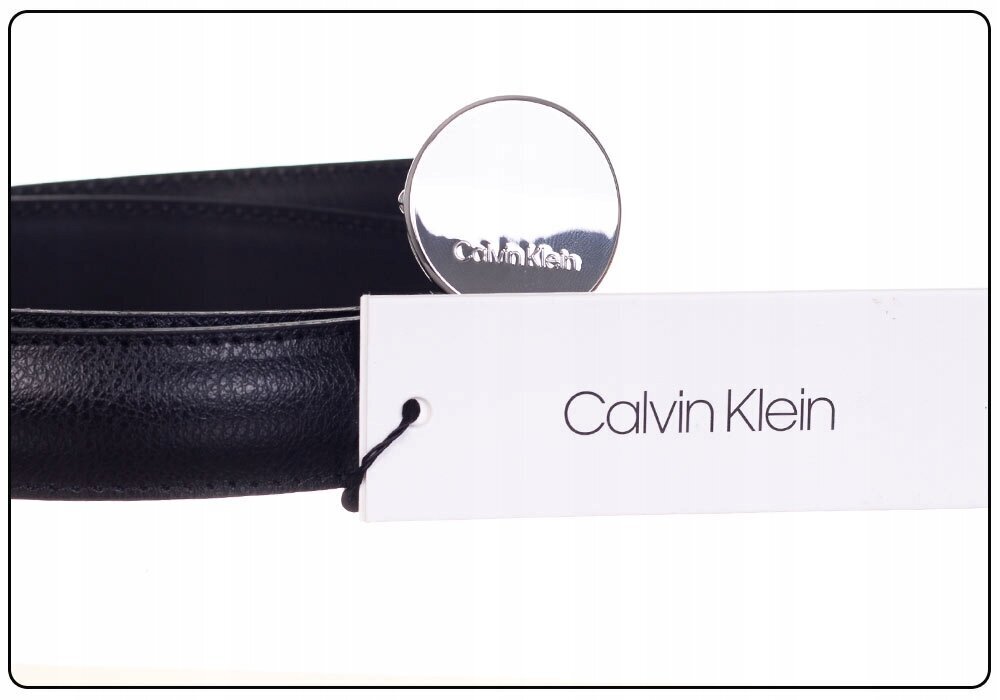 Moteriškas diržas Calvin Klein CK LUXE BELT 25 mm, juodas K60K608480 BAX 38020 kaina ir informacija | Moteriški diržai | pigu.lt