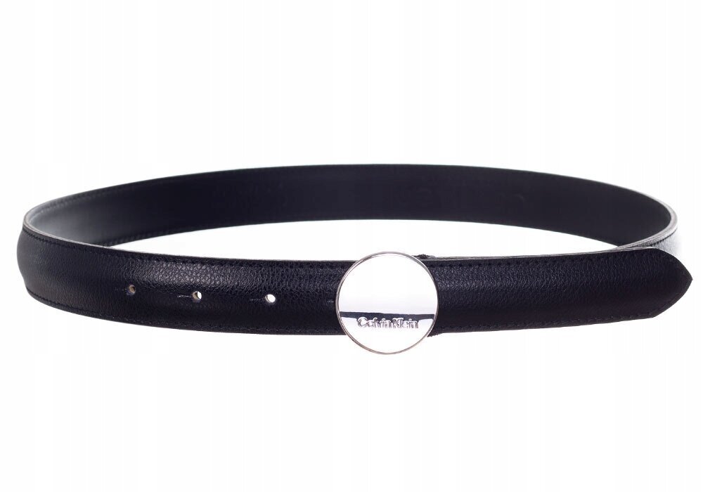 Moteriškas diržas Calvin Klein CK LUXE BELT 25 mm, juodas K60K608480 BAX 38020 kaina ir informacija | Moteriški diržai | pigu.lt