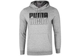 Мужская толстовка Puma POWER HOODIE, серая 589409 03 38143 цена и информация | Мужская спортивная одежда | pigu.lt