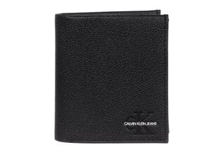 Мужской кошелек Calvin Klein MICRO PEBBLE SMALL N/S TRIFOLD BLACK K50K507227 BDS 36942 цена и информация | Мужские кошельки | pigu.lt