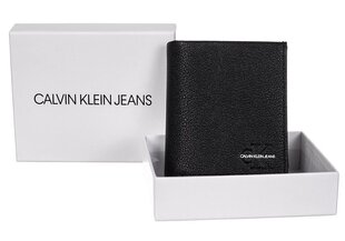 Мужской кошелек Calvin Klein MICRO PEBBLE SMALL N/S TRIFOLD BLACK K50K507227 BDS 36942 цена и информация | Мужские кошельки | pigu.lt