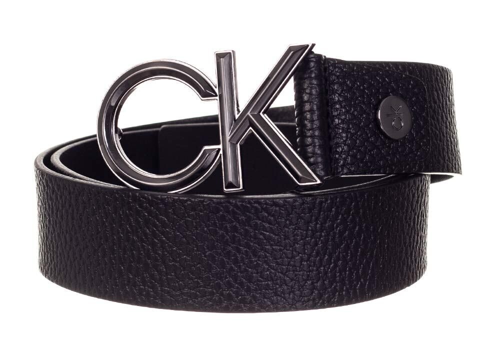 Vyriškas diržas CALVIN KLEIN ADJ CK SPIKED METAL PB 35 mm, juodas K50K507558 BAX 31542 kaina ir informacija | Vyriški diržai | pigu.lt