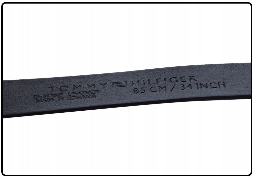 Vyriškas diržas TOMMY HILFIGER PLAQUE BELT ADJ 3,5 cm, juodas, AM0AM01995 002 41627 kaina ir informacija | Vyriški diržai | pigu.lt