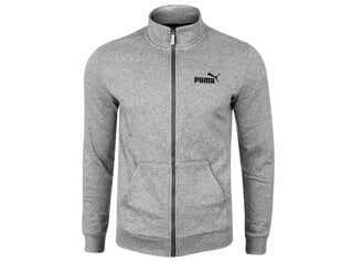 Мужской джемпер Puma ESS Трек Куртка FL серый 586694 03 цена и информация | Мужская спортивная одежда | pigu.lt